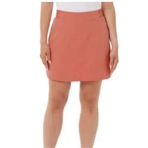 32 Degrees Ladies’Soft Comfort Skort Roselia. Color (orange pink) S